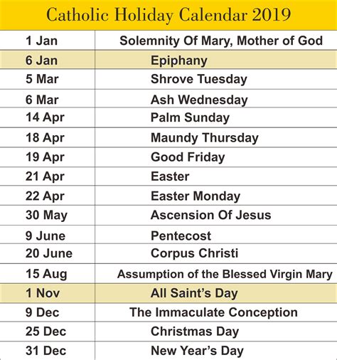 Holy Cross Calendar 2023 2024