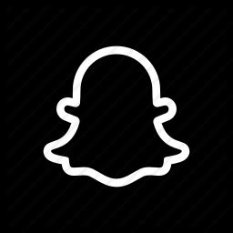 Logo, snapchat, social icon | Snapchat logo, Snapchat icon, Instagram black theme