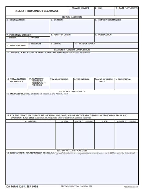 Download Fillable Dd Form 1265
