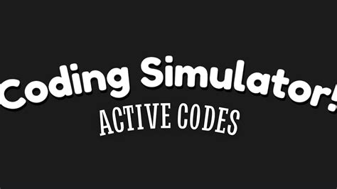 Roblox Coding Simulator Codes