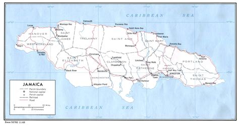 Jamaica Maps Perry Castañeda Map Collection Ut Library Online