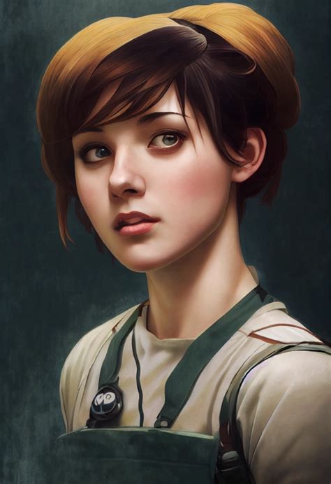 Rebecca Chambers Character From Resident Evil Kyoto Midjourney