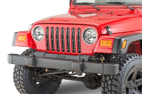 Pxd Grilles Studded Billet Grile Inserts With Studs For 97 06 Jeep