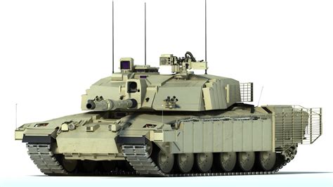 3d Challenger 2 Mbt Tank Model