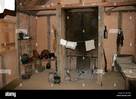 Reconstruction Of The Interior Of A House Of The 1600s Citie Of