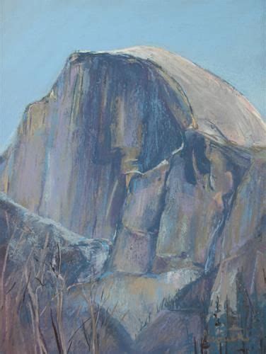 Daily Paintworks Half Dome At Dusk Original Fine Art For Sale