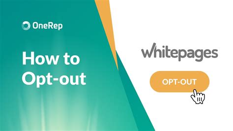 Onerep Review How To Opt Out Of Whitepages Updated Video Guide Youtube