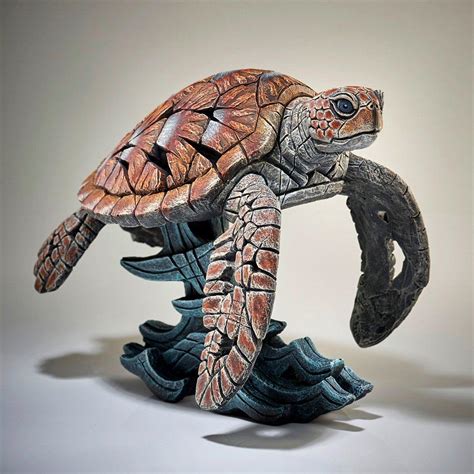 Sea Turtle Ed33 Edge Sculpture By Matt Buckley