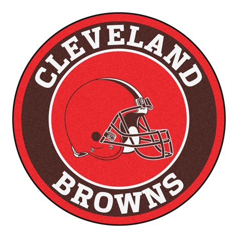 The Cleveland Browns Roundel Mat By Fanmats Nfl Cleveland Browns