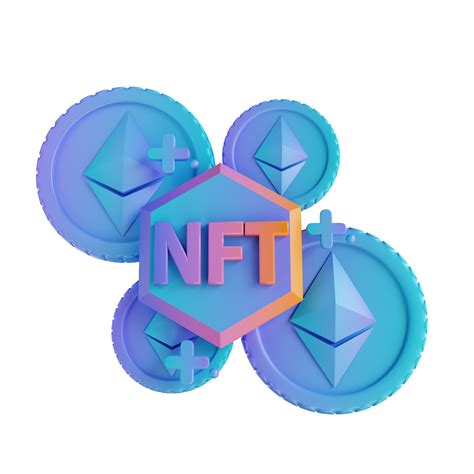 3d Illustration Ethereum Coin And Nft Coin 10849975 Png