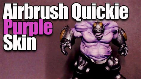 Airbrush Quickie Tutorial Purple Demon Skin