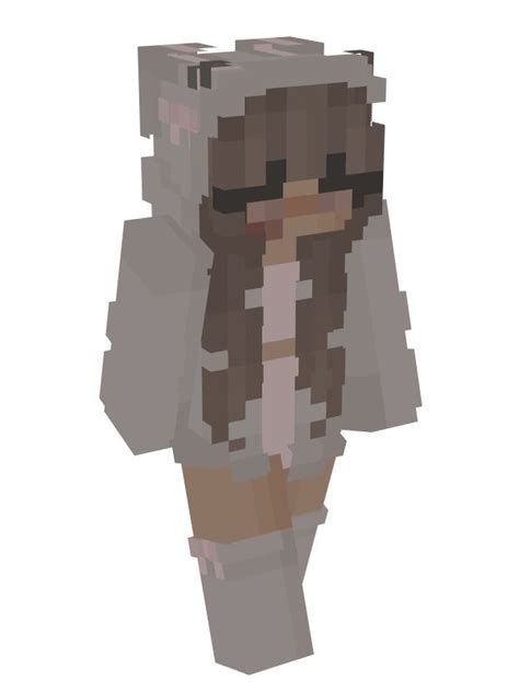 Minecraft Aesthetic Skins Layout For Girls Minecraft Girl Skins