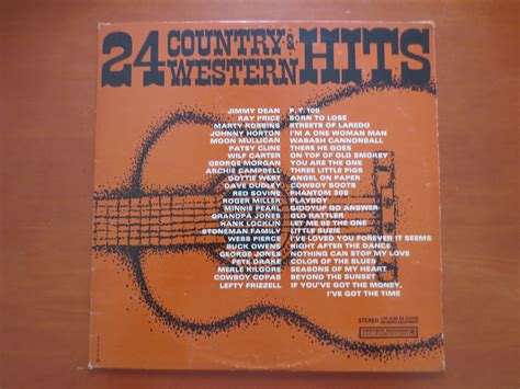 Vintage Records 24 Country And Western Hits Country Record Etsy