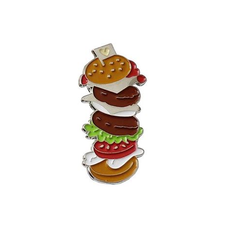 Big Hamburger S Enamel Pin Distinct Pins