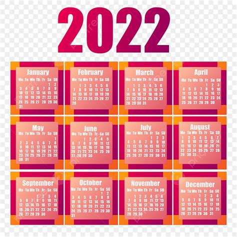 Calendario Creativo 2022 Disegno Vettoriale Calendario 2022 Vrogue