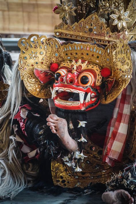 The Barong And Keris Is A Traditional Balinese Dance Depicting The