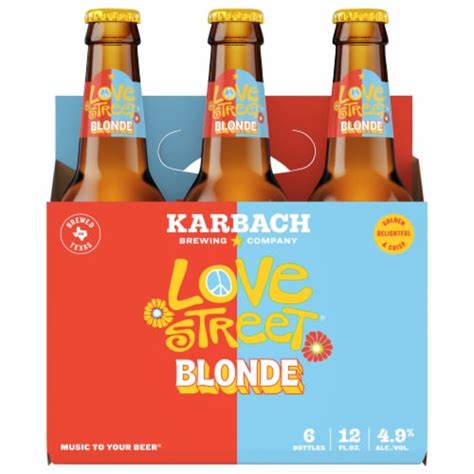 Karbach Brewing Company Love Street Blonde Beer 6 Pk 12 Fl Oz Frys Food Stores