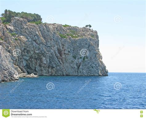 Aegean Sea Landscape Rock And Water Stock Photo Image Of South