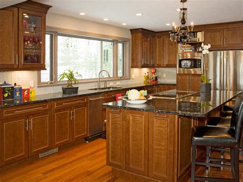 Kitchens With Cherry Cabinets And Wood Floors Flooring Ideas