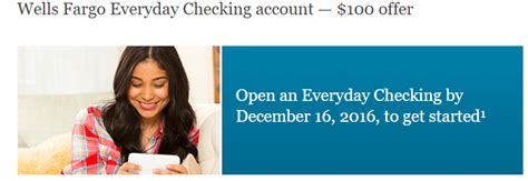 Maybe you would like to learn more about one of these? Expired Wells Fargo $100 Checking Bonus Available Online - Direct Deposit Not Required ...