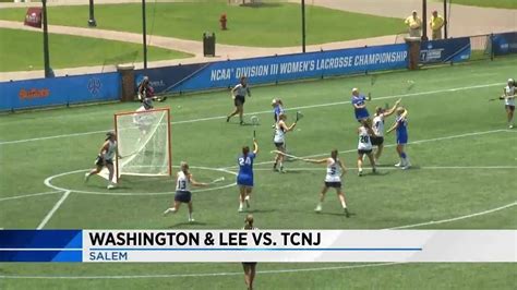 Washington And Lee Womens Lacrosse Youtube