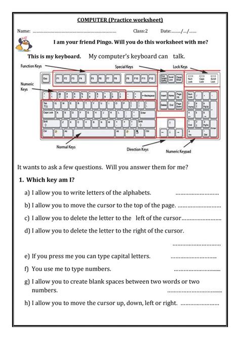 Learn vocabulary, terms and more with flashcards, games and other study tools. Free Printable Computer Keyboarding Worksheets Worksheet ...