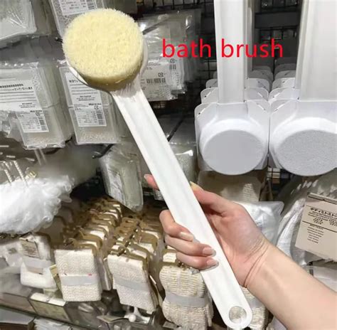 High Quality Japanese Muji Bath Brush Long Handle Soft Brush Rubbing