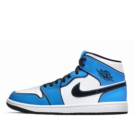 Air Jordan 1 Mid Se Signal Blue Sneakermode