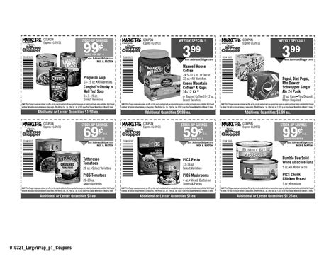 Printable Coupons - Price Chopper - Market 32