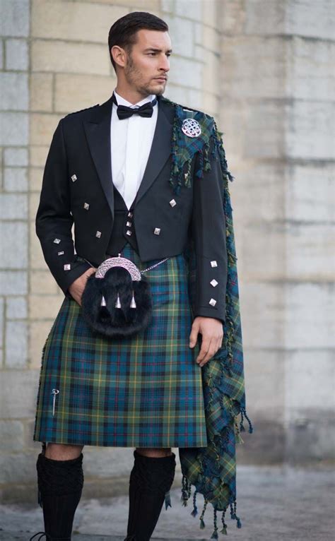 Tartan Sash Formal Bing Kilt Outfits Scottish Clothing Scottish Dress