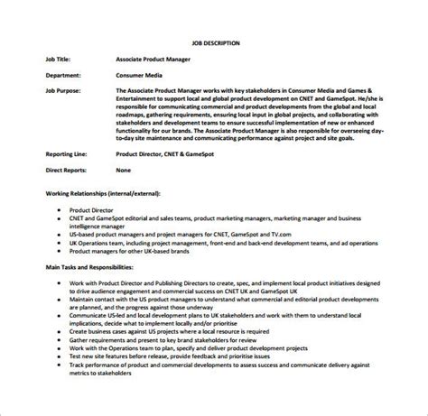 This free product manager job description sample template can help you attract an innovative and experienced product manager to your company. 12+ Product Manager Job Description Templates - Free ...