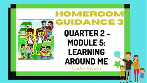 Homeroom Guidance Grade Quarter Module Week Learning Hot