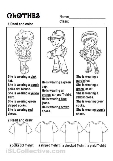 16 Best Images Of Clothes Free Printable Worksheets