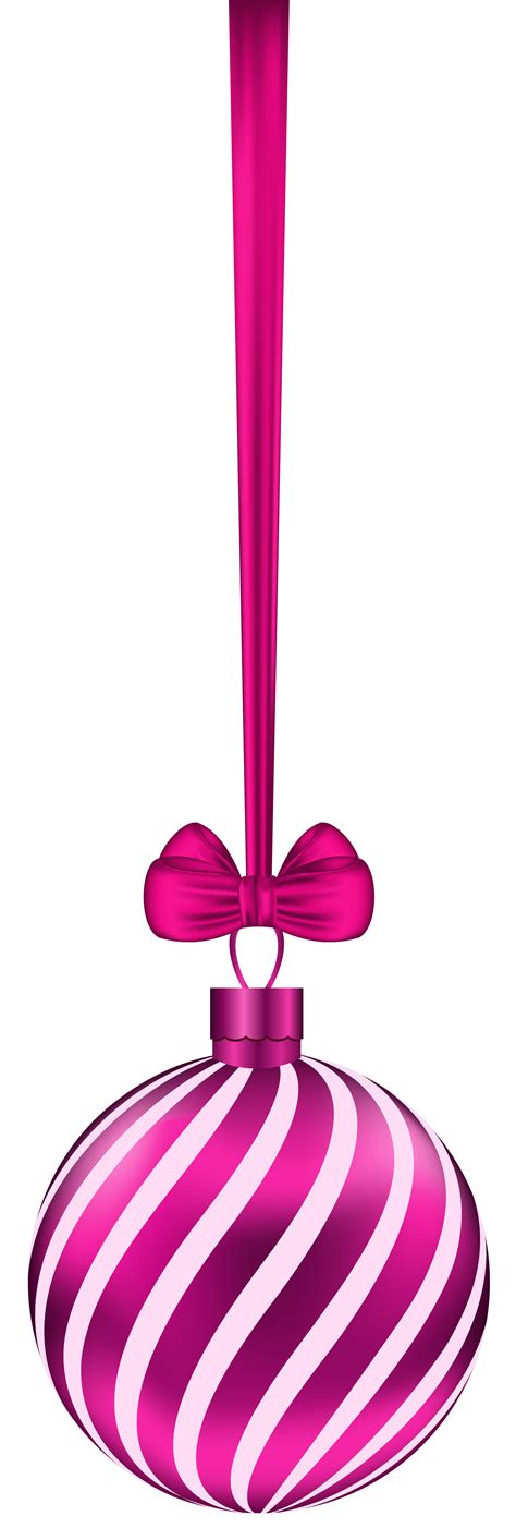 Pink Christmas Ball Transparent Png Clip Art Image Gallery