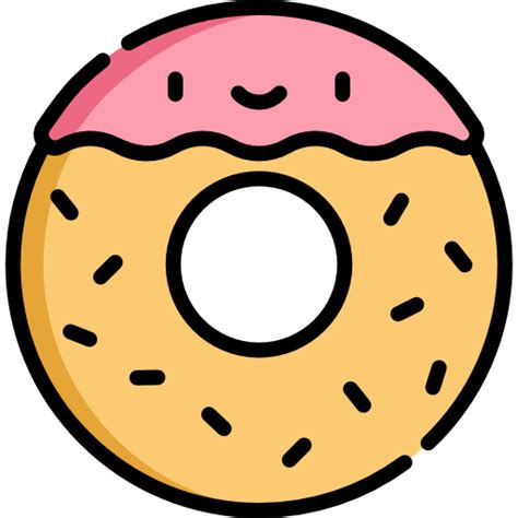 Donut Free Vector Icons Designed By Freepik Cute Easy Drawings