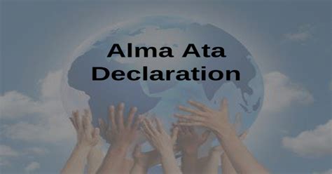 Alma Ata Declaration Ppt Powerpoint