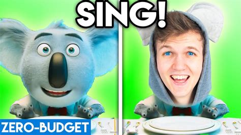 Sing With Zero Budget Sing Movie Parody By Lankybox Youtube