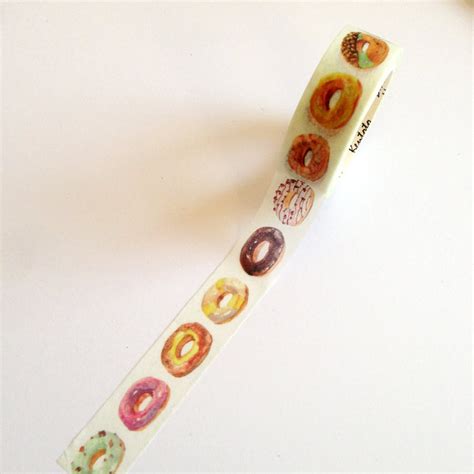 Donut Washi Tape 7m Planner Supplies Crafting Tape Etsy