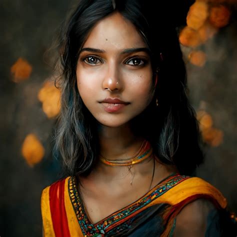 Beautiful Indian Girl Photorealistic Hd 4k Midjourney