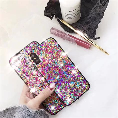 Glitter Case For Iphone 6 6s Plus 7 7plus 8 8plus Bling Korean Cute