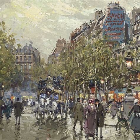Le Moulin Rouge A Montmartre Paris En 1900 Antoine Blanchard Rehs
