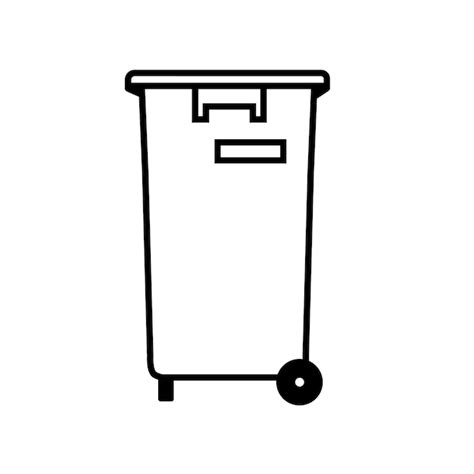 Lata de lixo reciclagem de resíduos não jogue lixo lixo municipal