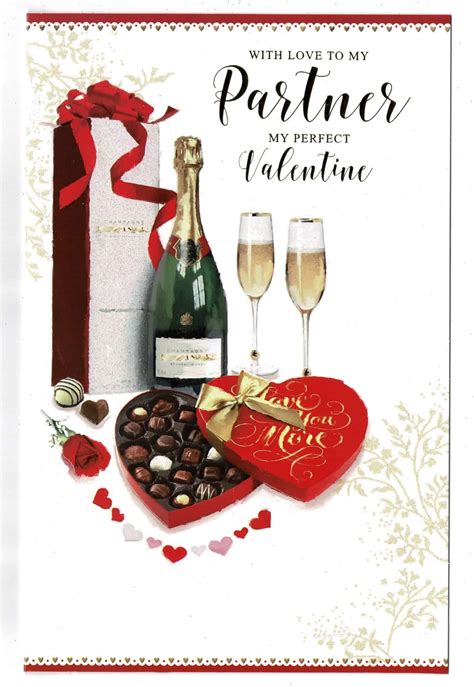 Home » holidays » valentine's day » 40+ free printable valentine's day cards. Partner Valentines Card 'My Perfect Valentine' Large Design 17 cm x 27 cm - With Love Gifts & Cards