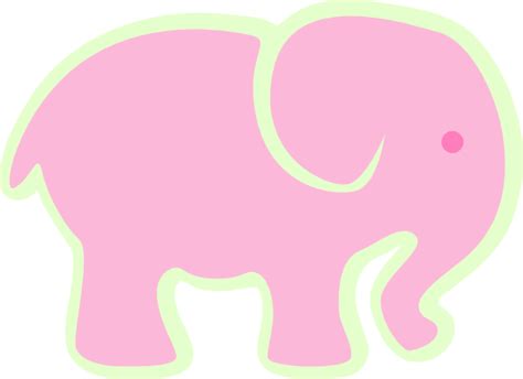 Pink Elephant Clip Art at Clker.com - vector clip art online, royalty png image