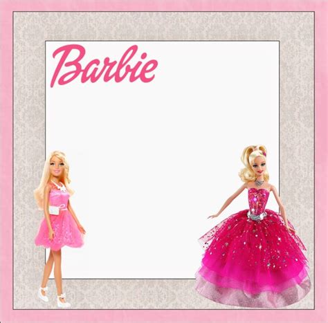 Barbie Birthday Invitation Card Free Printable