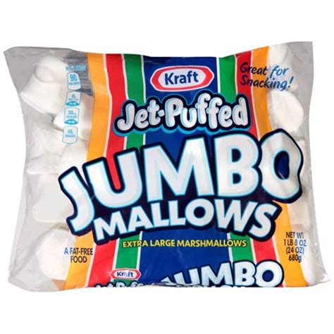Kraft Jet Puffed Jumbo Mallows Extra Large Marshmallows
