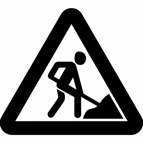 Construction Roadworks Shovel Under Construction Work In Progress