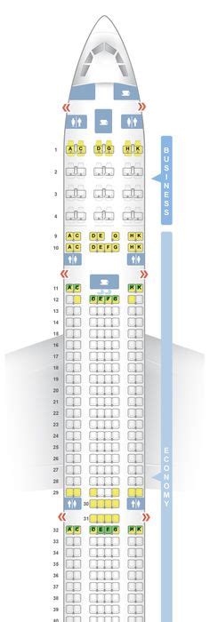Seat Map And Seating Chart Airbus A330 300 Aer Lingus Seating Charts