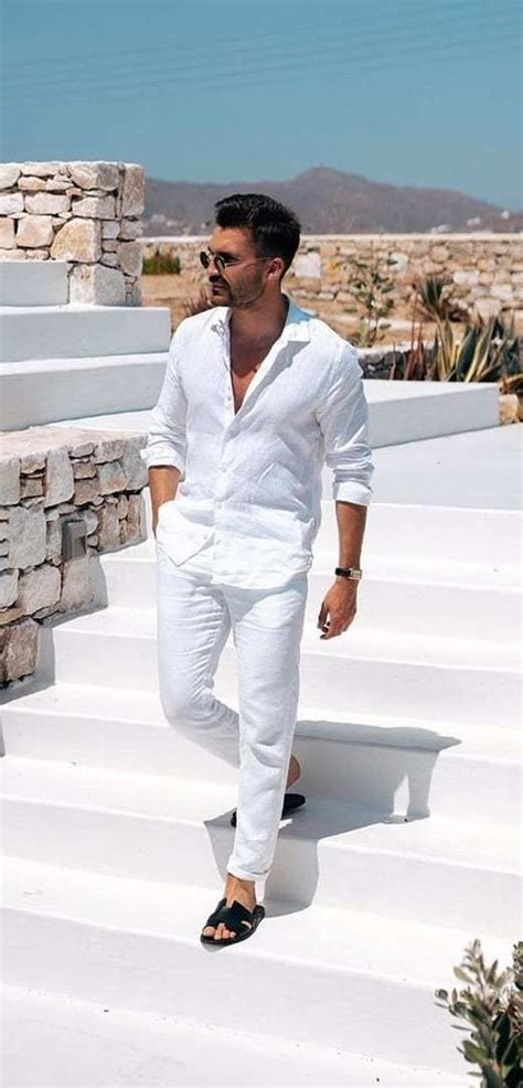 All White Outfit Ideas To Beat The Summer Heat Moda De Verano Para Hombre Ropa De Moda