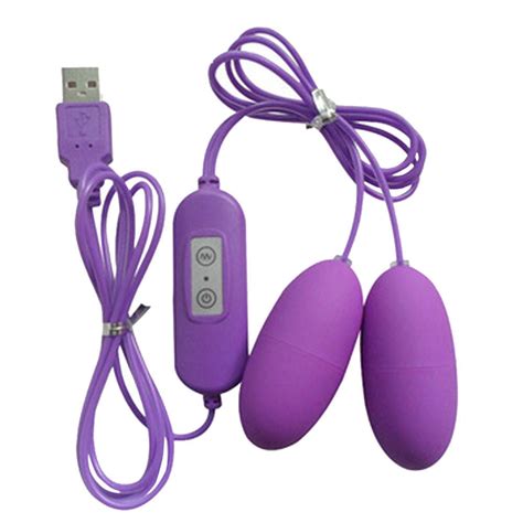 Buy Usb Double Jumping Eggs 20 Frequency Bullet Love Eggs Vibrator Mini